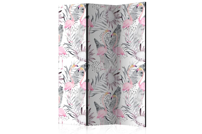 Tilanjakaja Flamingos and Twigs - Artgeist sp. z o. o. - Sisustustuotteet - Tilanjakaja & sermi