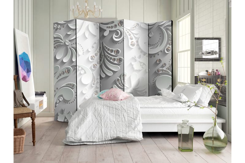 Tilanjakaja Flowers In Crystals 225x172 - Artgeist sp. z o. o. - Sisustustuotteet - Tilanjakaja & sermi