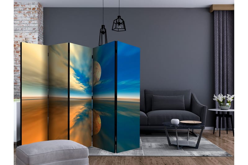 Tilanjakaja Fly Me To the Moon II - Artgeist sp. z o. o. - Sisustustuotteet - Tilanjakaja & sermi