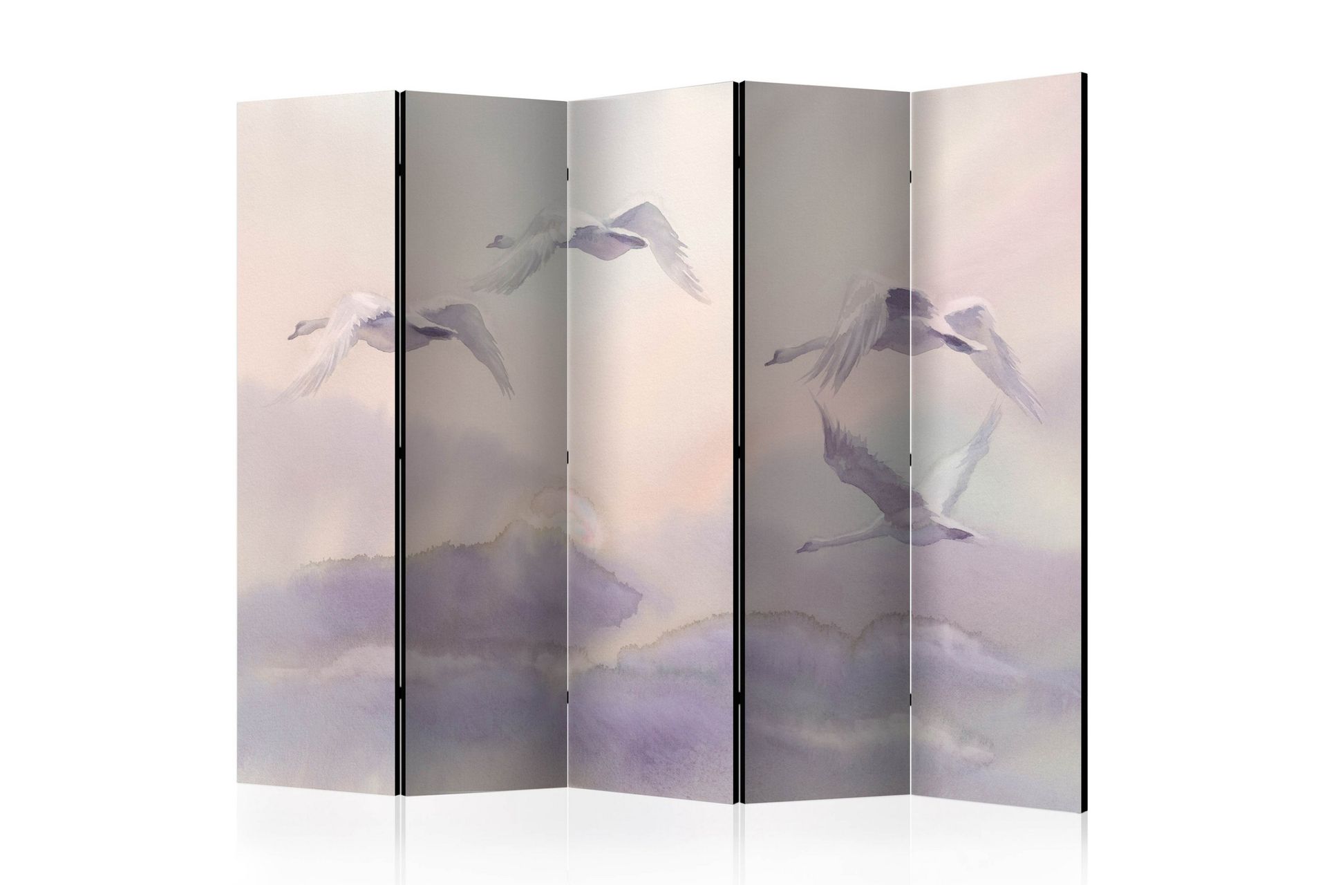 Tilanjakaja Flying Swans II 225x172 - Artgeist sp. z o. o. - Sisustustuotteet - Tilanjakaja & sermi