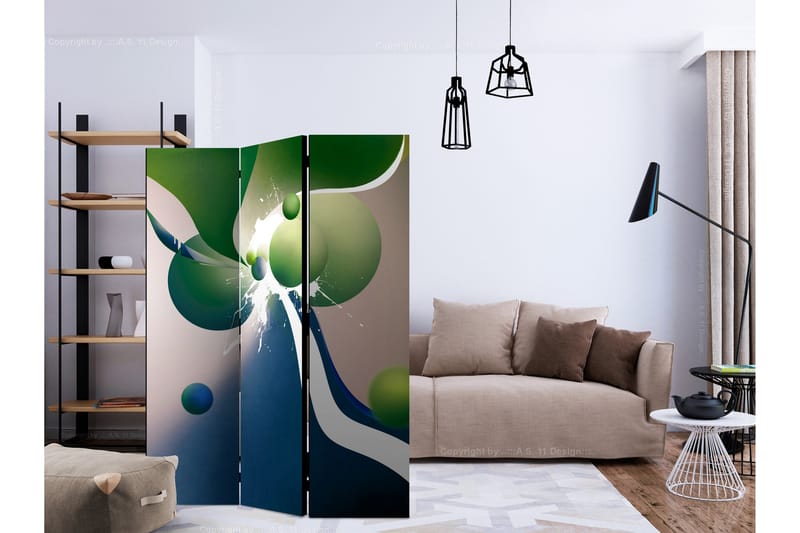 Tilanjakaja Geometric Explosion - Artgeist sp. z o. o. - Sisustustuotteet - Tilanjakaja & sermi