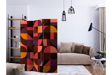 Tilanjakaja Geometric Mosaic Red - Artgeist sp. z o. o. - Sisustustuotteet - Tilanjakaja & sermi