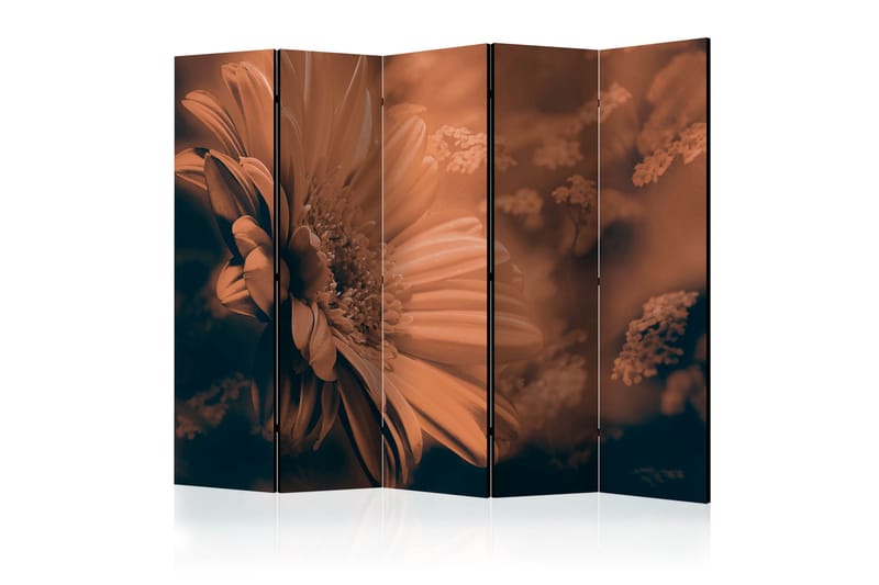 Tilanjakaja Gerbera in bronze II 225x172 - Artgeist sp. z o. o. - Sisustustuotteet - Tilanjakaja & sermi