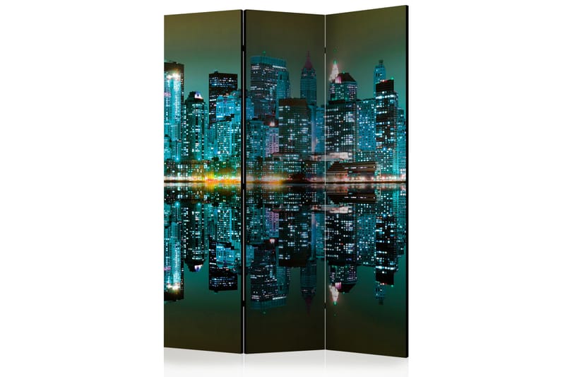 Tilanjakaja Gold Reflections - NYC - Artgeist sp. z o. o. - Sisustustuotteet - Tilanjakaja & sermi