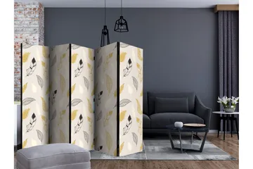 Tilanjakaja Golden Feathers II - Artgeist sp. z o. o. - Sisustustuotteet - Tilanjakaja & sermi