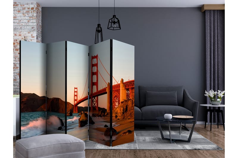 Tilanjakaja Golden Gate Bridge - sunset225x172 - Artgeist sp. z o. o. - Sisustustuotteet - Tilanjakaja & sermi