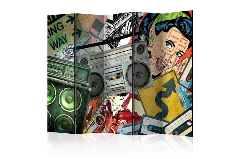 Tilanjakaja Graffiti girl II 225x172, Artgeist sp. z o. o.