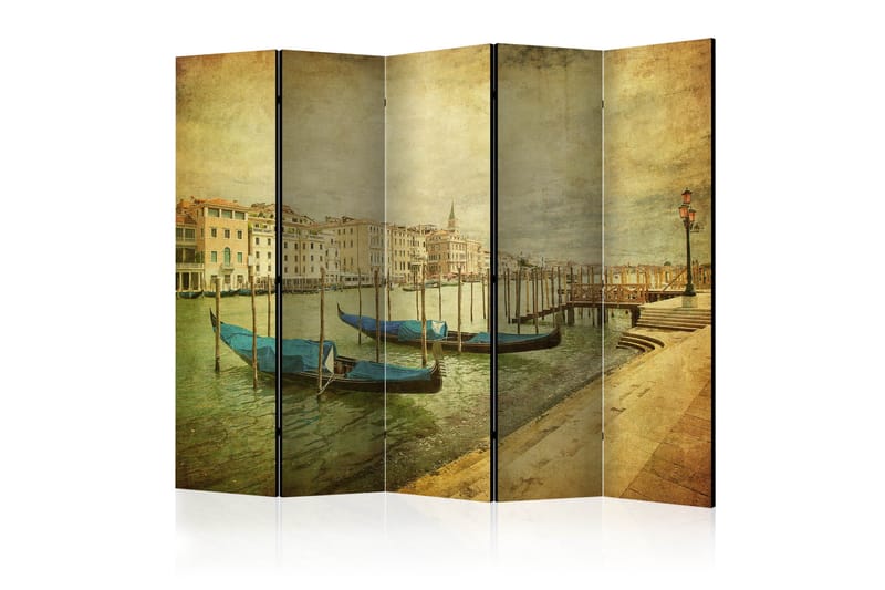 Tilanjakaja Grand Canal, Venice (Vintage) II 225x172 - Artgeist sp. z o. o. - Sisustustuotteet - Tilanjakaja & sermi