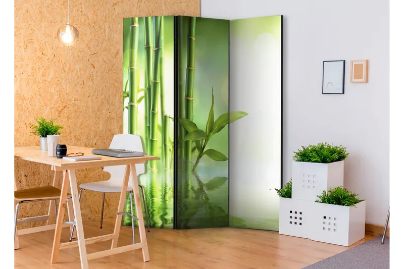 Tilanjakaja Green Bamboo 135x172 - Artgeist sp. z o. o. - Sisustustuotteet - Tilanjakaja & sermi
