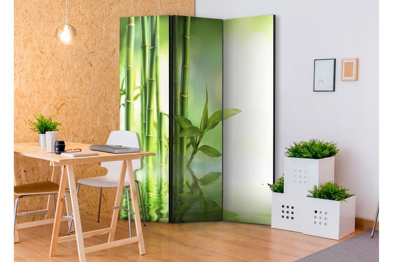 Tilanjakaja Green Bamboo 135x172 - Artgeist sp. z o. o. - Sisustustuotteet - Tilanjakaja & sermi