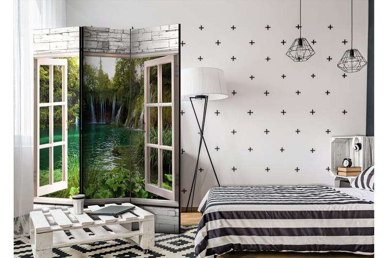 Tilanjakaja Green Treasure 135x172 - Artgeist sp. z o. o. - Sisustustuotteet - Tilanjakaja & sermi