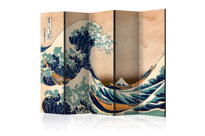 Tilanjakaja Hokusai: The Great Wave off Kanagawa II 225x172 - Artgeist sp. z o. o. - Taittuva sermi - Tilanjakaja & sermi