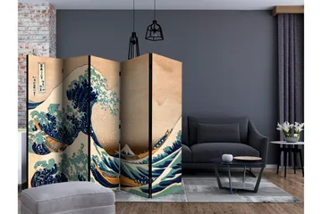 Tilanjakaja Hokusai: The Great Wave off Kanagawa II 225x172 - Artgeist sp. z o. o. - Sisustustuotteet - Tilanjakaja & sermi