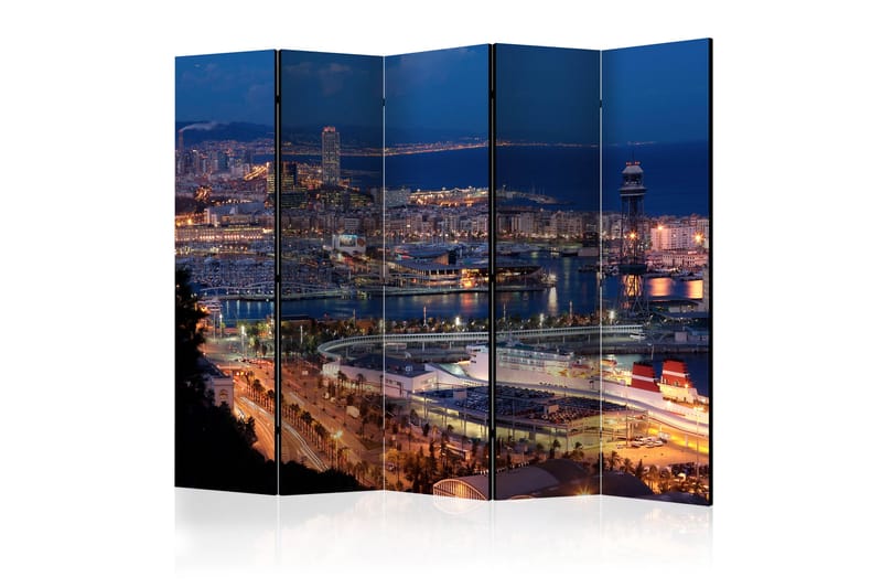 Tilanjakaja Illuminated Barcelona II - Artgeist sp. z o. o. - Sisustustuotteet - Tilanjakaja & sermi