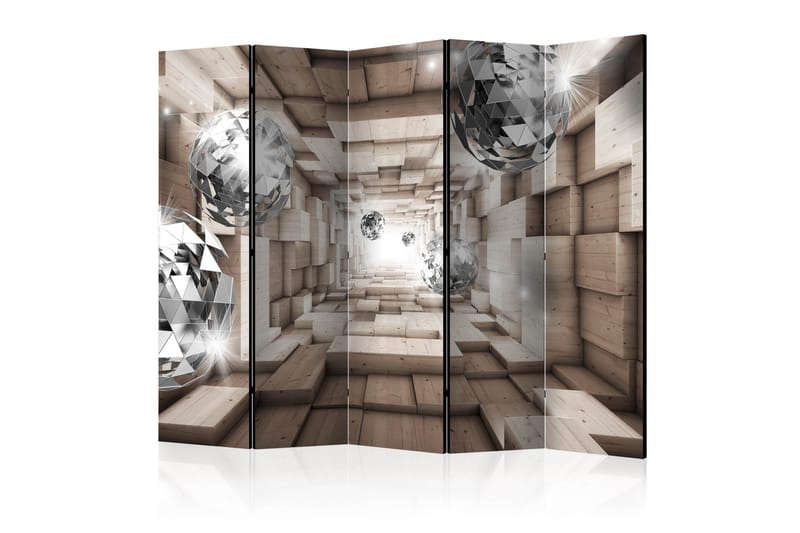 Tilanjakaja In A Wooden Tunnel II 225x172, Artgeist sp. z o. o.