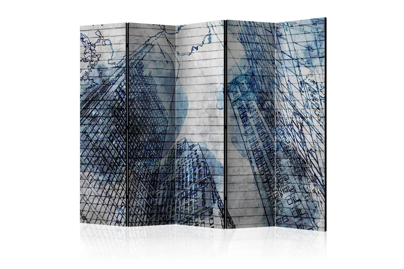 Tilanjakaja Inky New York II 225x172, Artgeist sp. z o. o.