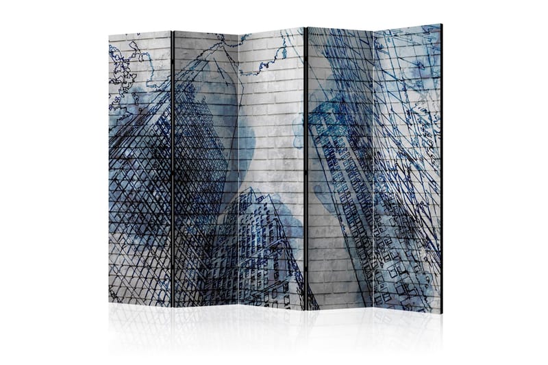 Tilanjakaja Inky New York II 225x172, Artgeist sp. z o. o.