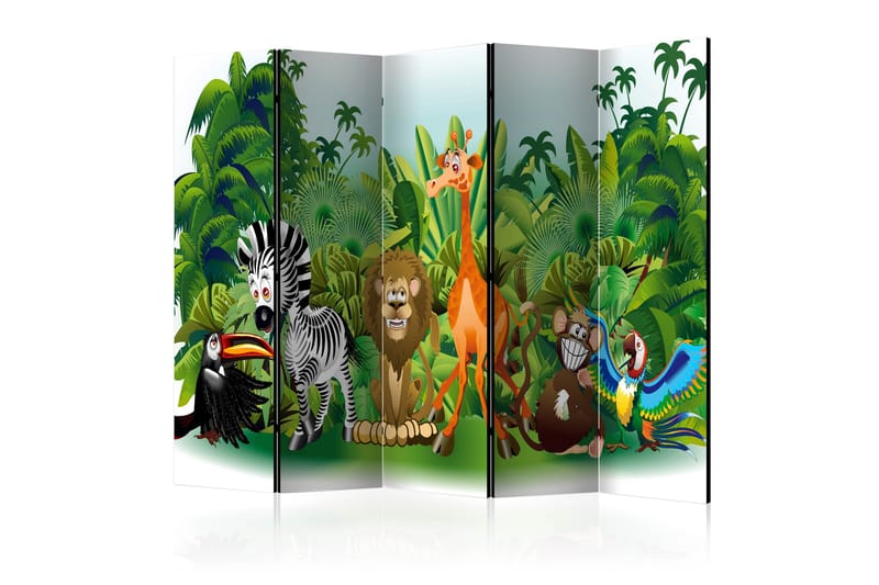 Tilanjakaja Jungle Animals II 225x172 - Artgeist sp. z o. o. - Sisustustuotteet - Tilanjakaja & sermi