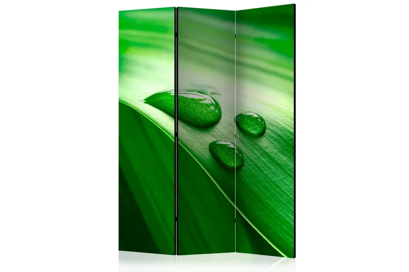 Tilanjakaja Leaf and three drops of water 135x172, Artgeist sp. z o. o.