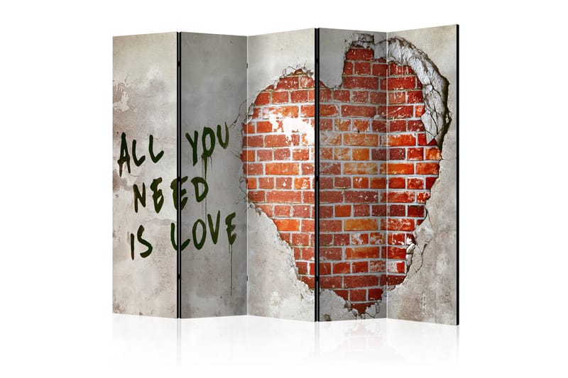 Tilanjakaja Love is all you need II 225x172 - Artgeist sp. z o. o. - Sisustustuotteet - Tilanjakaja & sermi