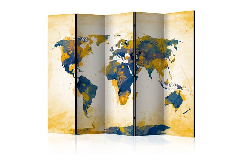 Tilanjakaja Map of the World - Sun and sky II 225x172, Artgeist sp. z o. o.