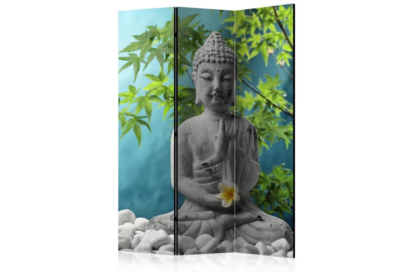 Tilanjakaja Meditating Buddha 135x172 - Artgeist sp. z o. o. - Sisustustuotteet - Tilanjakaja & sermi