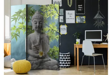 Tilanjakaja Meditating Buddha 135x172 - Artgeist sp. z o. o. - Sisustustuotteet - Tilanjakaja & sermi