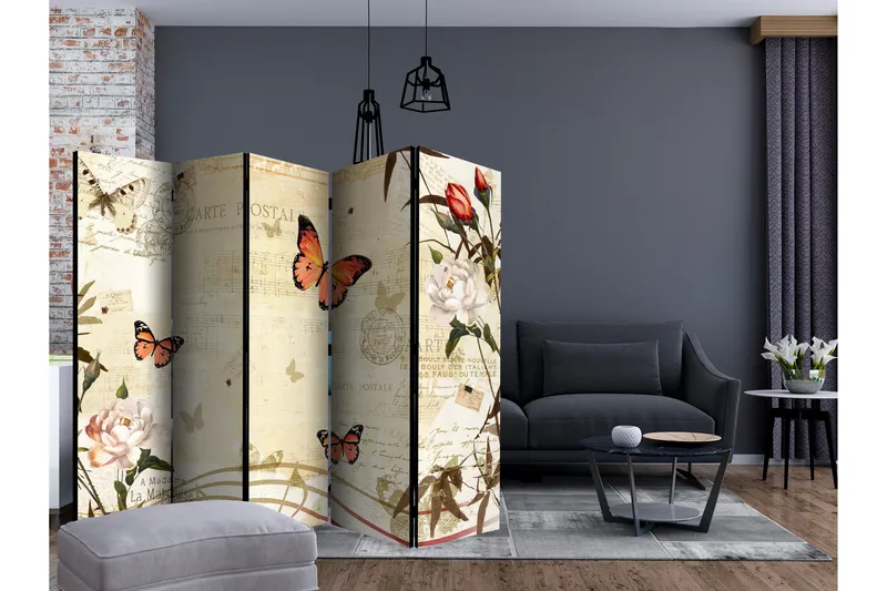 Tilanjakaja Melodies of butterflies II 225x172 - Artgeist sp. z o. o. - Sisustustuotteet - Tilanjakaja & sermi