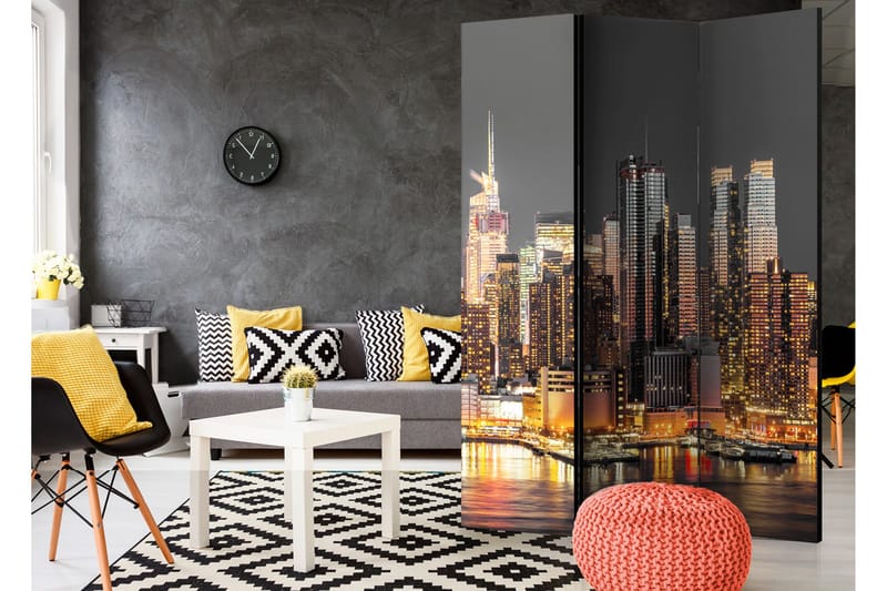 Tilanjakaja New York At Twilight 135x172 - Artgeist sp. z o. o. - Sisustustuotteet - Tilanjakaja & sermi