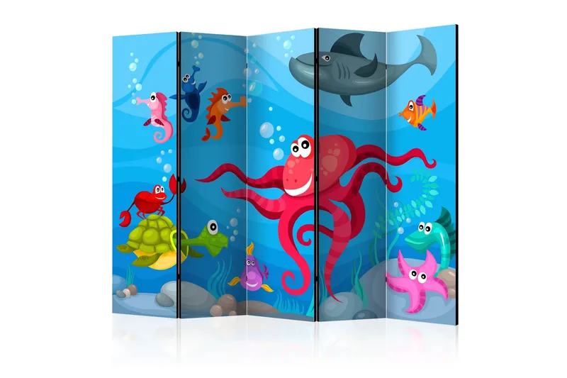 Tilanjakaja Octopus and Shark II 225x172, Artgeist sp. z o. o.