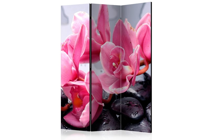 Tilanjakaja Orchid flowers with zen stones 135x172, Artgeist sp. z o. o.