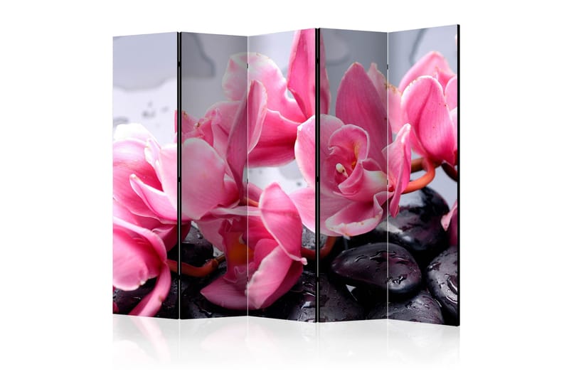 Tilanjakaja Orchid flowers with zen stones II 225x172, Artgeist sp. z o. o.
