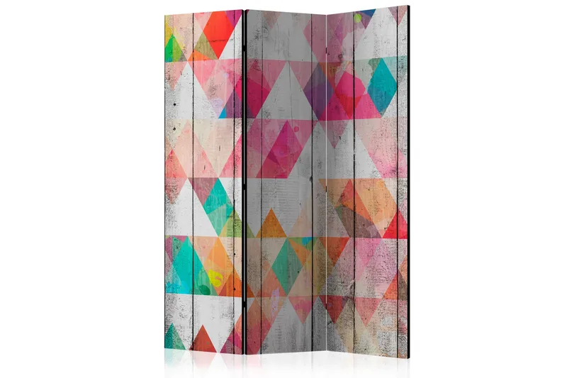 Tilanjakaja Rainbow Triangles 135x172, Artgeist sp. z o. o.