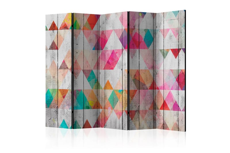 Tilanjakaja Rainbow Triangles II 225x172, Artgeist sp. z o. o.