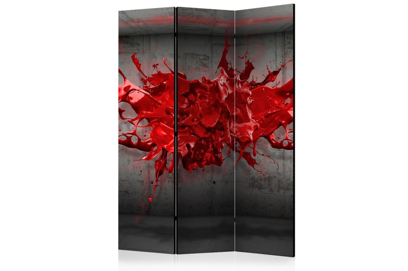 Tilanjakaja Red Ink Blot 135x172 - Artgeist sp. z o. o. - Sisustustuotteet - Tilanjakaja & sermi