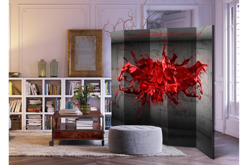 Tilanjakaja Red Ink Blot 225x172 - Artgeist sp. z o. o. - Sisustustuotteet - Tilanjakaja & sermi