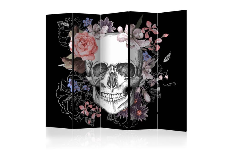 Tilanjakaja Skull and Flowers II 225x172, Artgeist sp. z o. o.