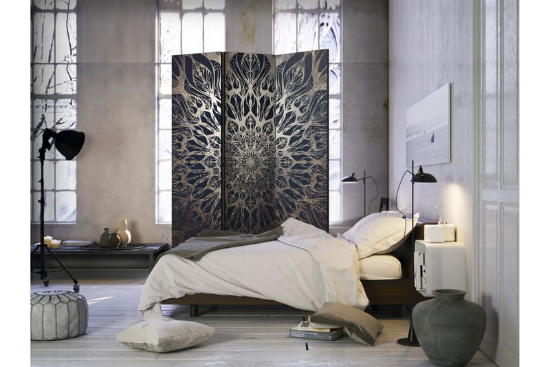 Tilanjakaja Spider Web Brown 135x172 - Artgeist sp. z o. o. - Sisustustuotteet - Tilanjakaja & sermi