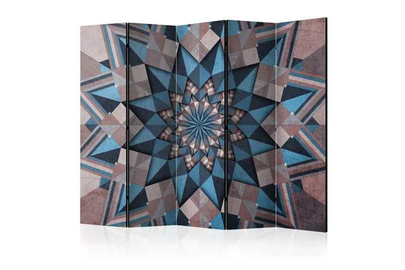 Tilanjakaja Star Mandala (Brown and Blue) II 225x172, Artgeist sp. z o. o.