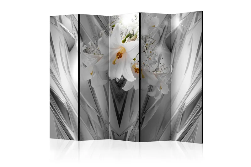 Tilanjakaja Steel Lilies II 225x172, Artgeist sp. z o. o.