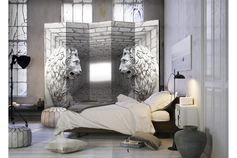 Tilanjakaja Stone Lions 225x172 - Artgeist sp. z o. o. - Sisustustuotteet - Tilanjakaja & sermi