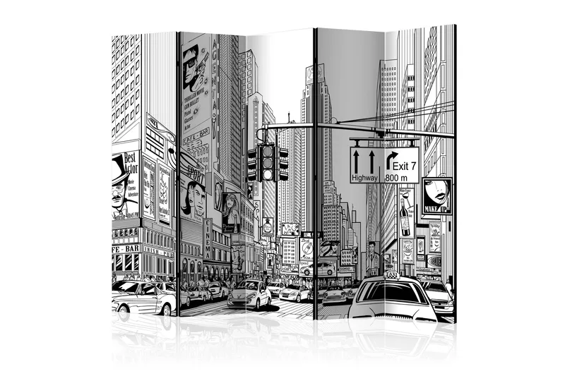 Tilanjakaja Street in New York city II 225x172, Artgeist sp. z o. o.