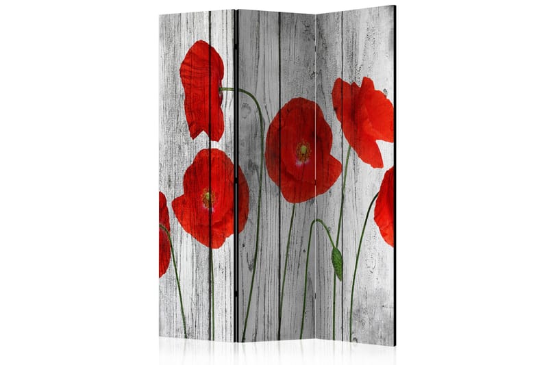 Tilanjakaja Tale of Red Poppies 135x172 - Artgeist sp. z o. o. - Sisustustuotteet - Tilanjakaja & sermi
