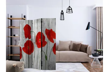 Tilanjakaja Tale of Red Poppies 135x172 - Artgeist sp. z o. o. - Sisustustuotteet - Tilanjakaja & sermi