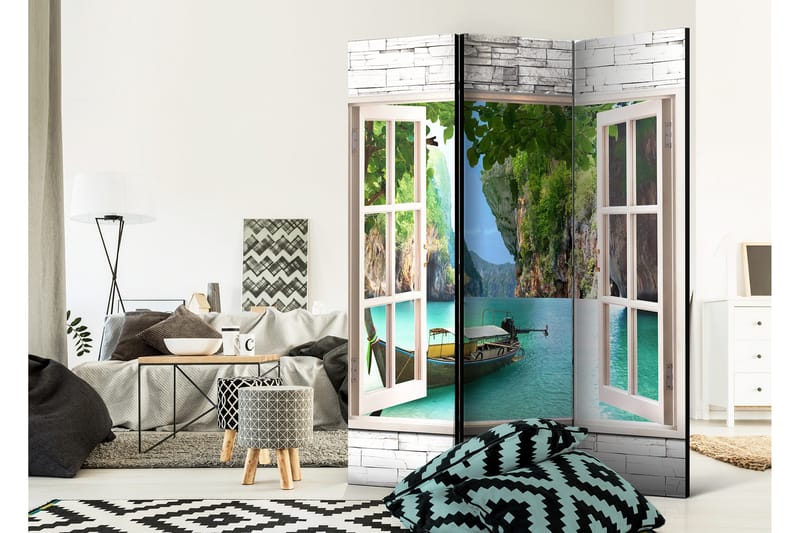 Tilanjakaja Thai Paradise 135x172 - Artgeist sp. z o. o. - Sisustustuotteet - Tilanjakaja & sermi