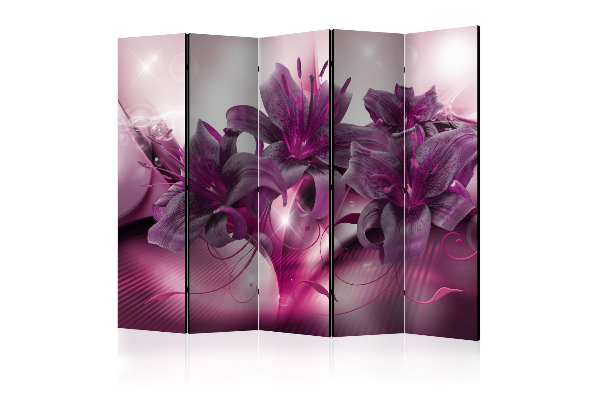 Tilanjakaja The Purple Flame 225x172 - Artgeist sp. z o. o. - Sisustustuotteet - Tilanjakaja & sermi
