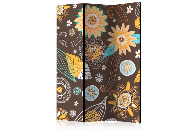 Tilanjakaja Transparent flowers 135x172, Artgeist sp. z o. o.