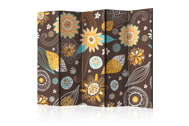 Tilanjakaja Transparent flowers II 225x172, Artgeist sp. z o. o.