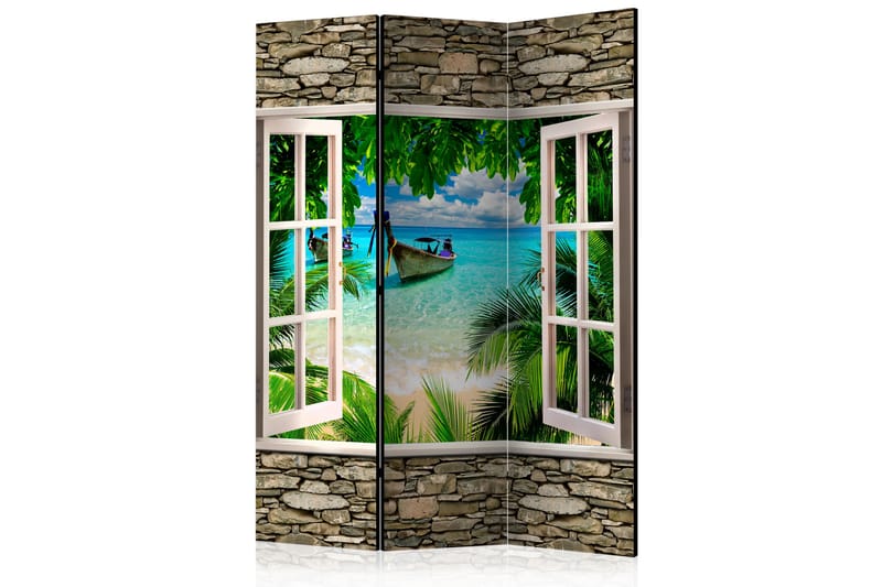 Tilanjakaja Tropical Beach 135x172 - Artgeist sp. z o. o. - Sisustustuotteet - Tilanjakaja & sermi