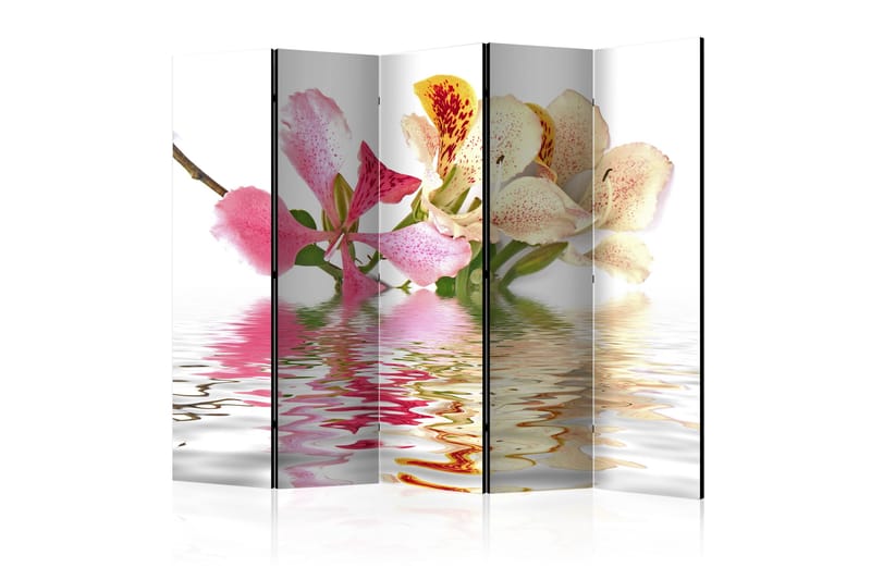 Tilanjakaja Tropical flowers - orchid tree 225x172 - Artgeist sp. z o. o. - Sisustustuotteet - Tilanjakaja & sermi